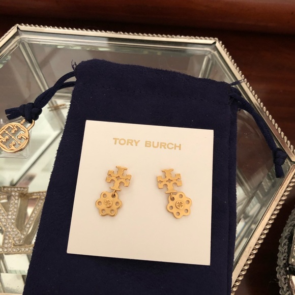 Tory Burch Jewelry - Tory Burch Logo earrings.